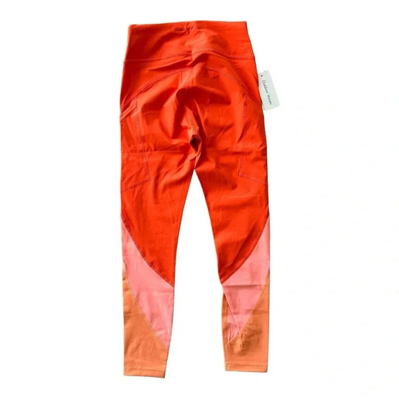 Outdoor Voices 7/8 Leggings Zoom Sunstone Paprika Peach Orange Women’s Sz S NWT - Picture 4 of 15